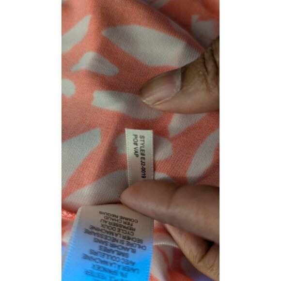 Eliza J Womens Wrap Dress Size 10 Wedding Guest Party Travel Floral Abstract - Picture 15 of 15